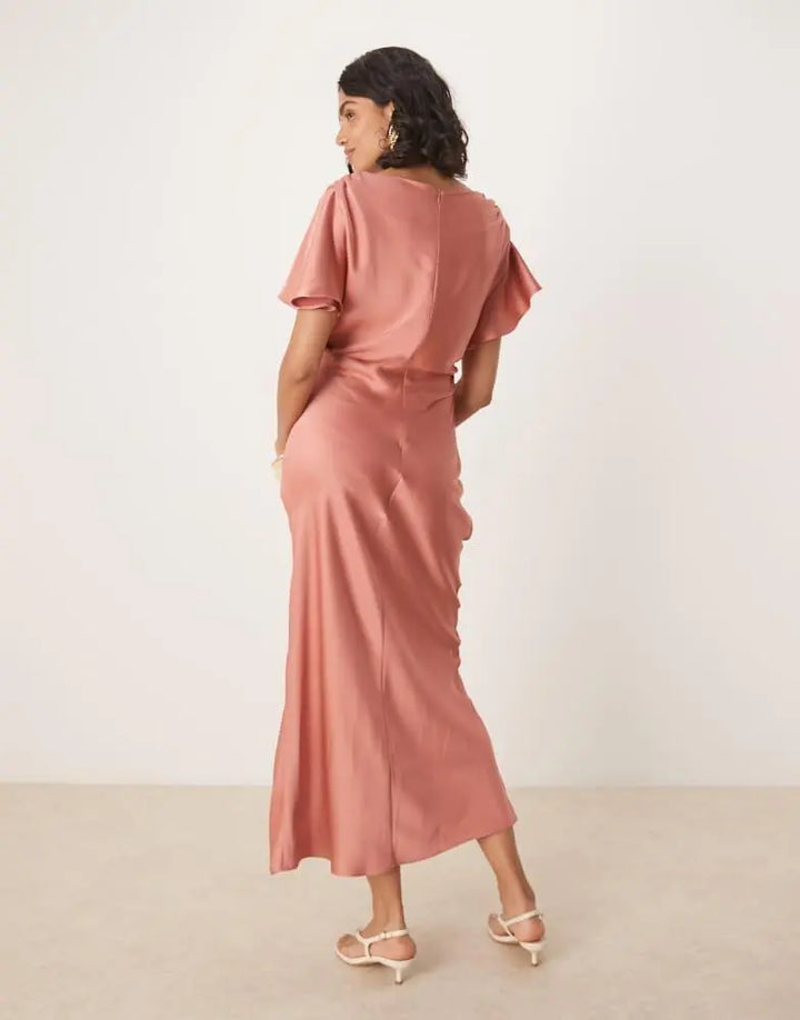 Rochie maxi ASOS, portocaliu