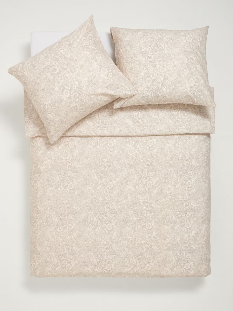 Set lenjerie de pat SINSAY, crem