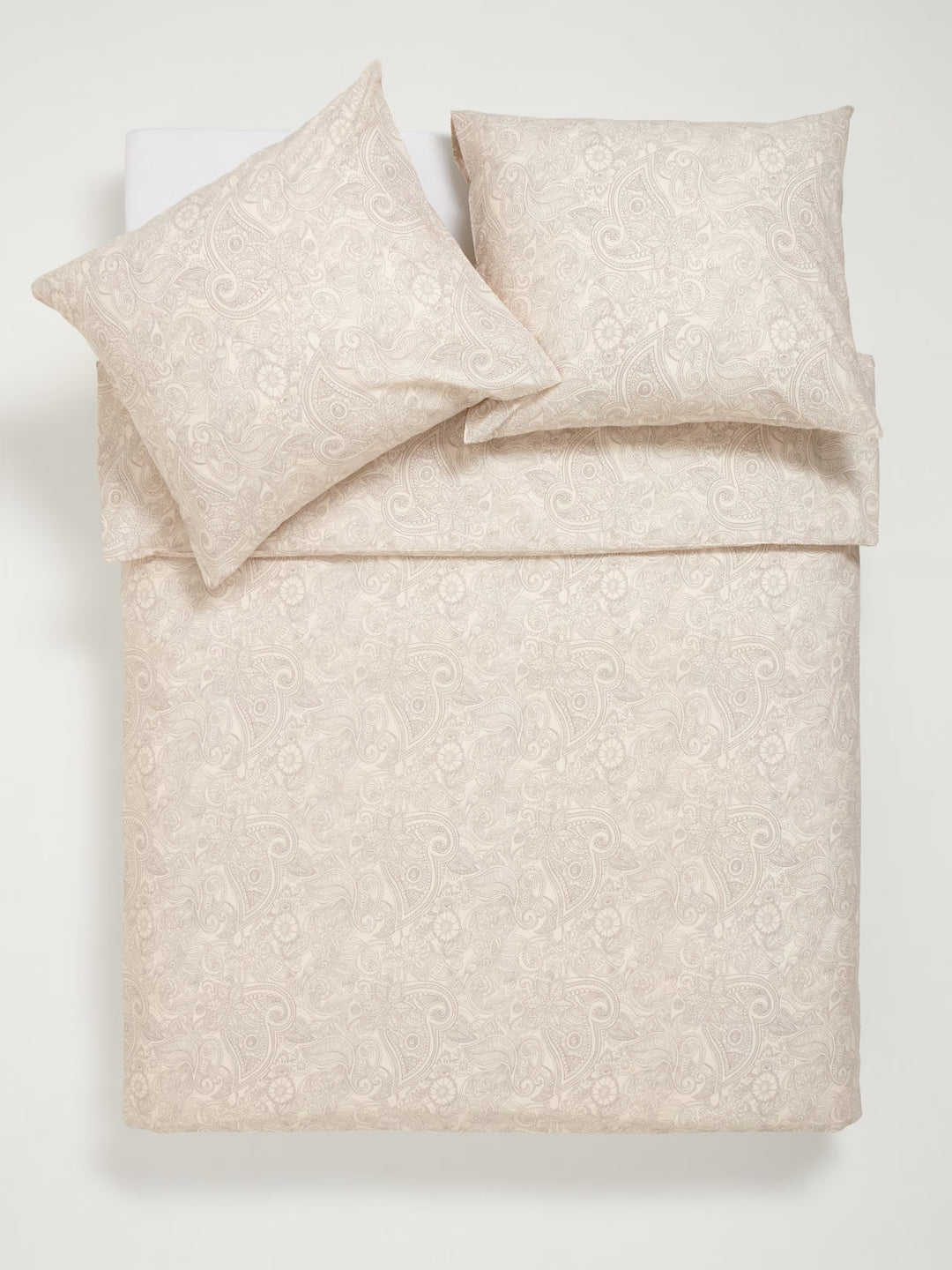 Set lenjerie de pat SINSAY, crem