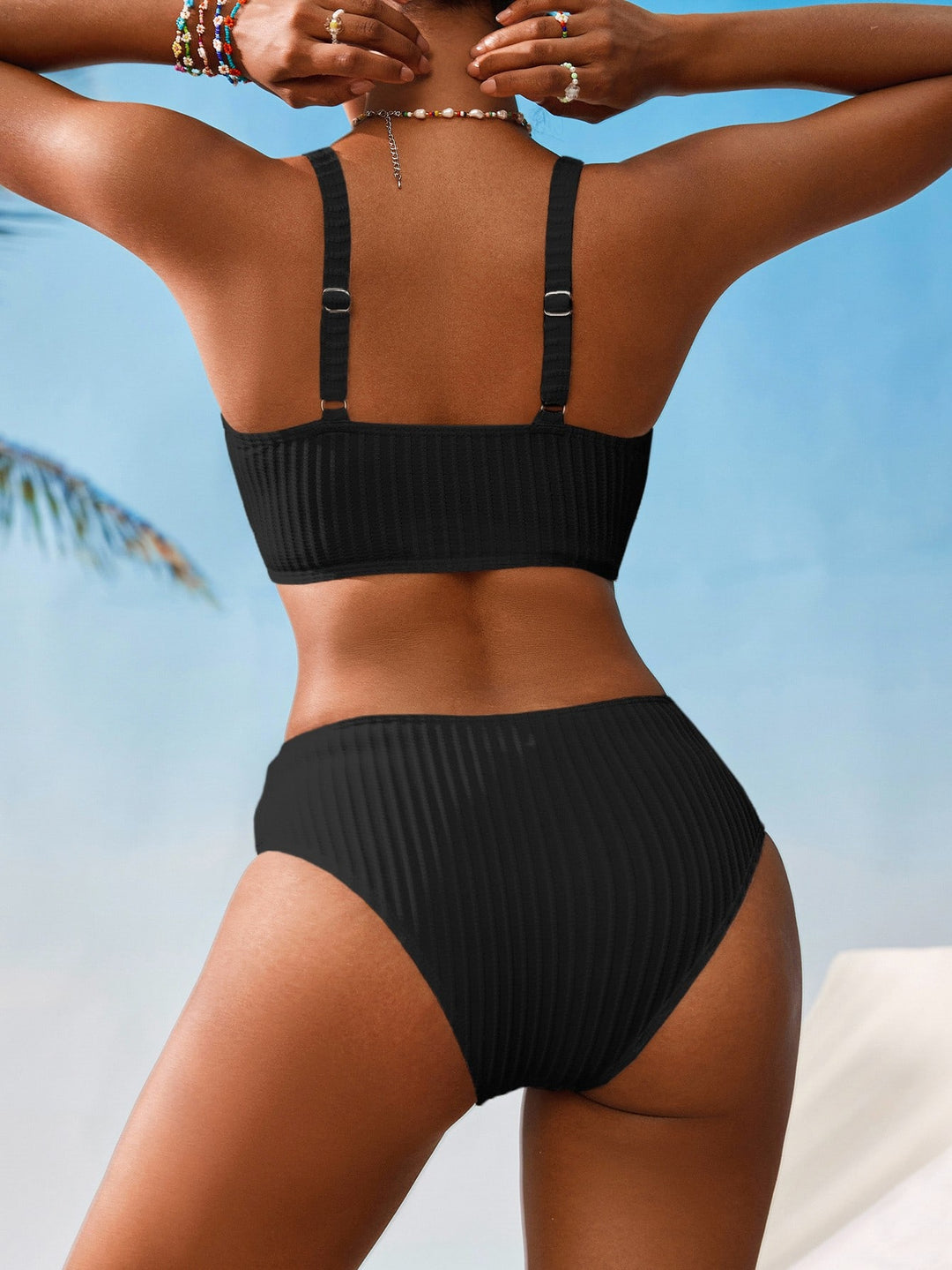 Set bikini SHEIN, negru