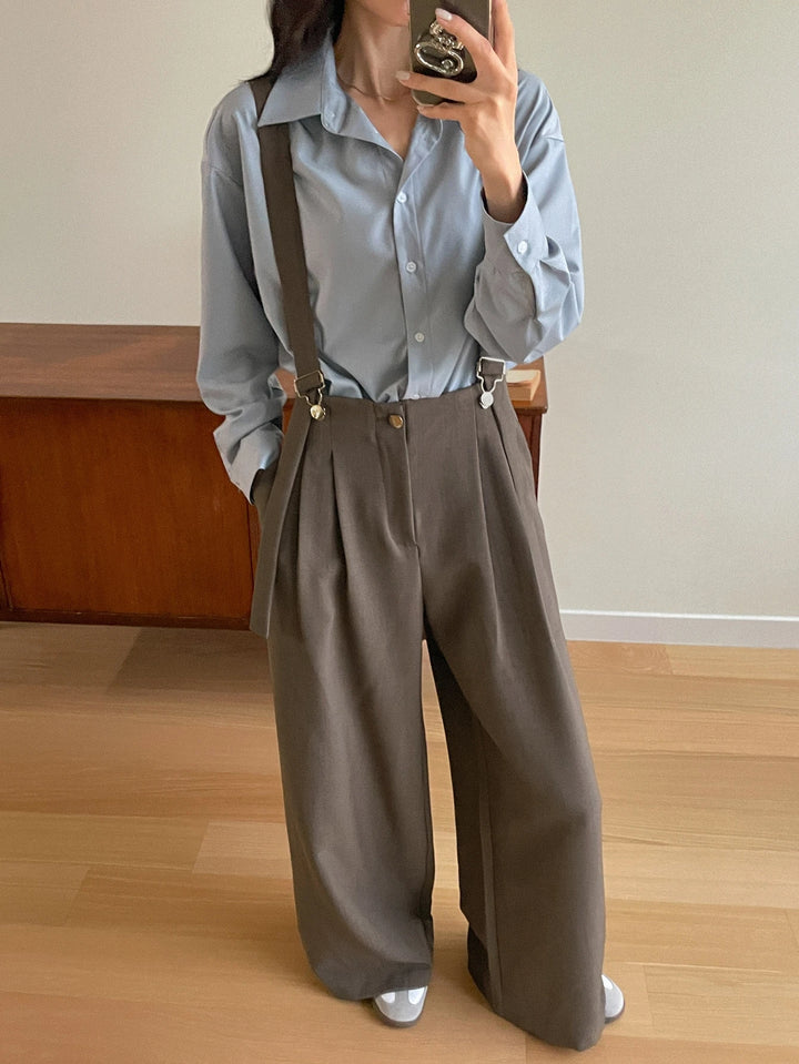 Pantaloni SHEIN, maro