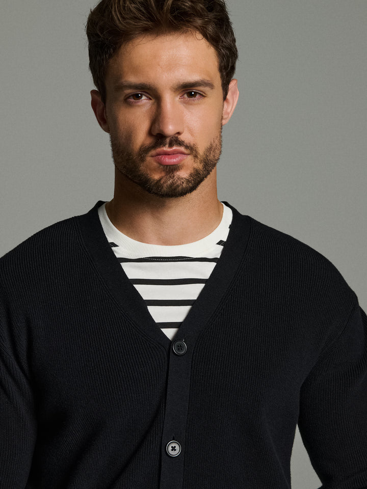 Cardigan SINSAY, negru