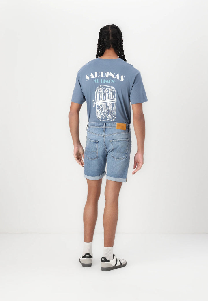 Pantaloni scurți de blugi JACK & JONES, albastru