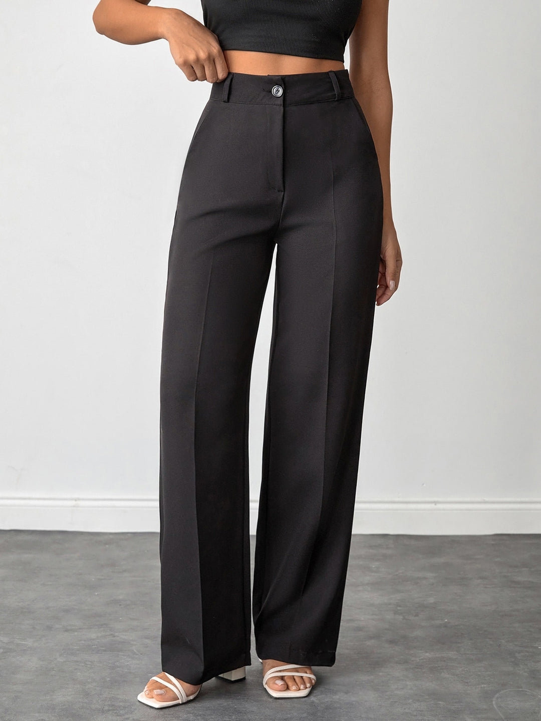 Pantaloni SHEIN, negru
