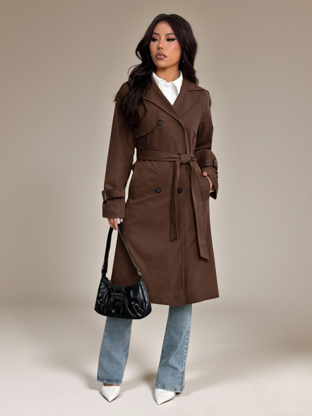 Trench SHEIN, maro