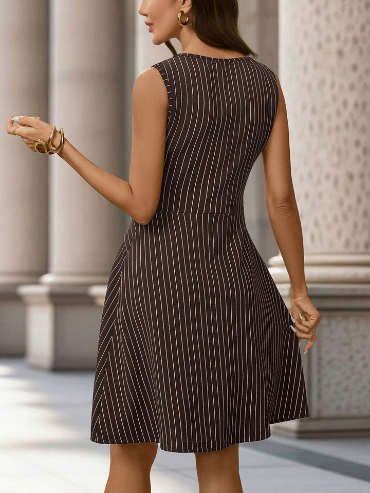 Rochie scurtă SHEIN, maro