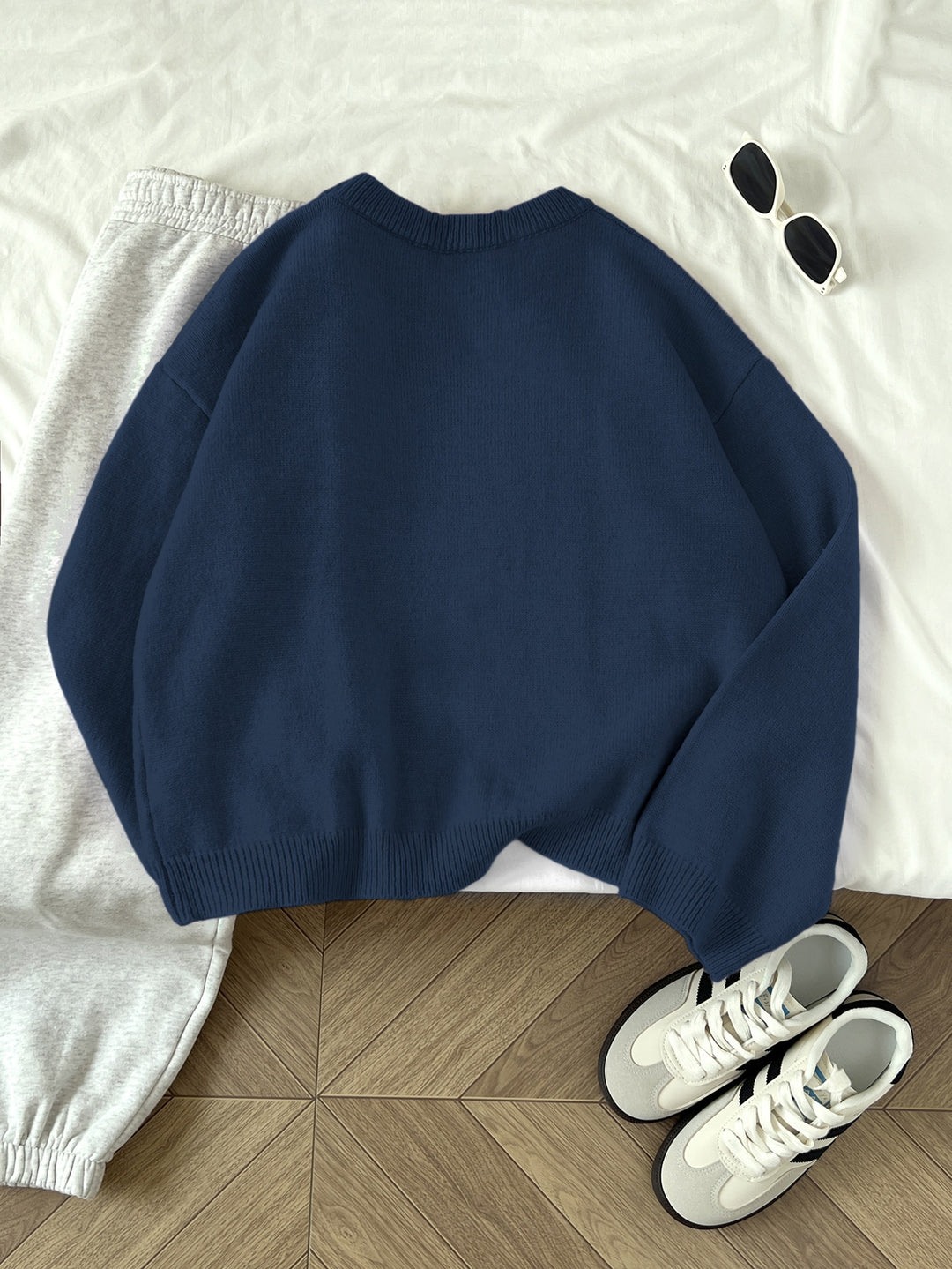 Pulover SHEIN, albastru