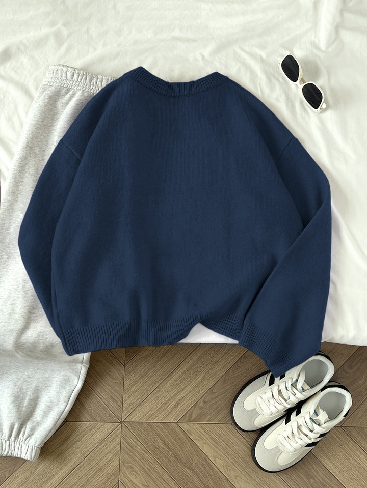 Pulover SHEIN, albastru