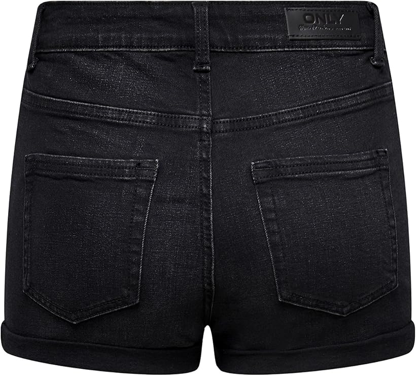 Pantaloni scurți de blugi ONLY, negru