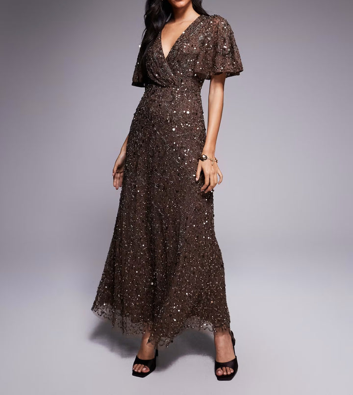 Rochie de ocazie Beauut, maro