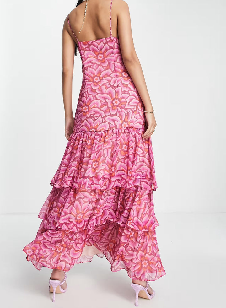 Rochie maxi TOPSHOP, mix culori