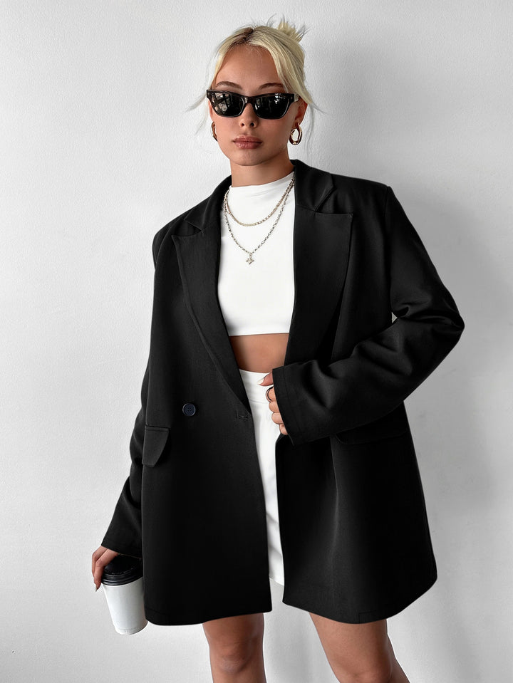 Sacou SHEIN, negru