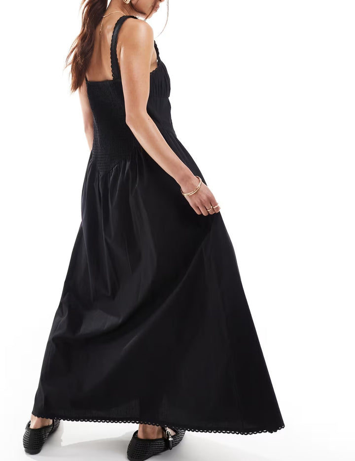Rochie maxi ASOS, negru