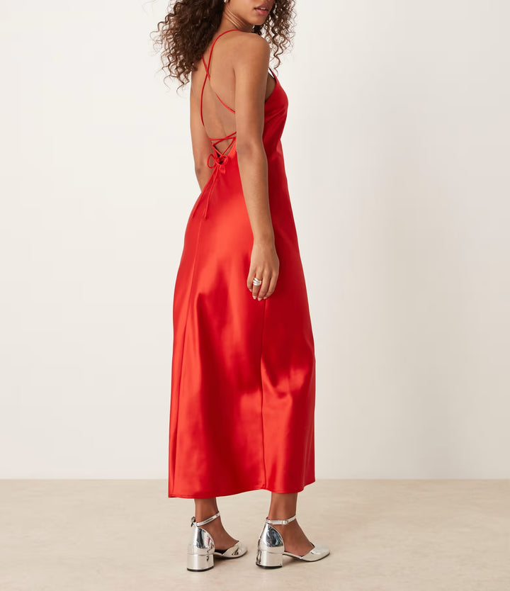 Rochie maxi ASOS, roșu