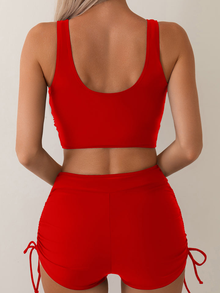 Set bikini SHEIN, roșu