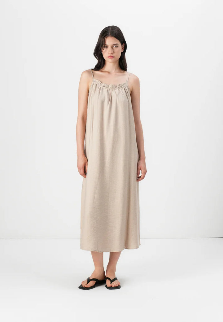 Rochie maxi ONLY, bej