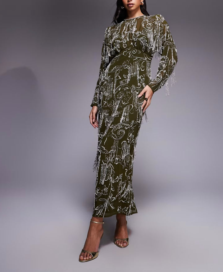 Rochie de ocazie ASOS, verde
