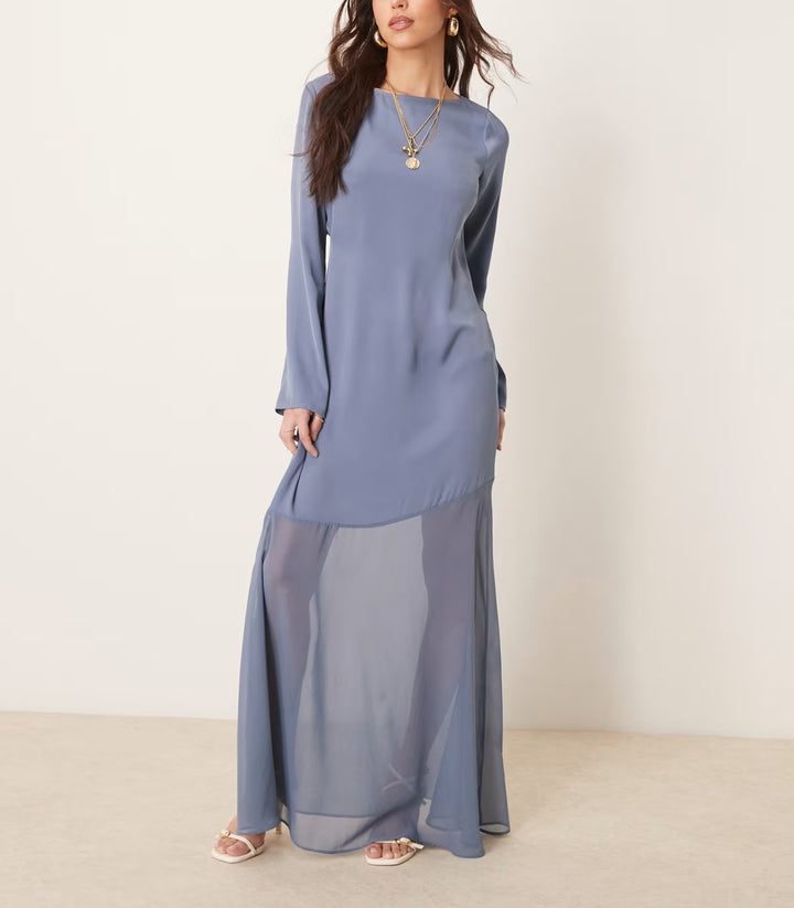 Rochie maxi Asos, albastru