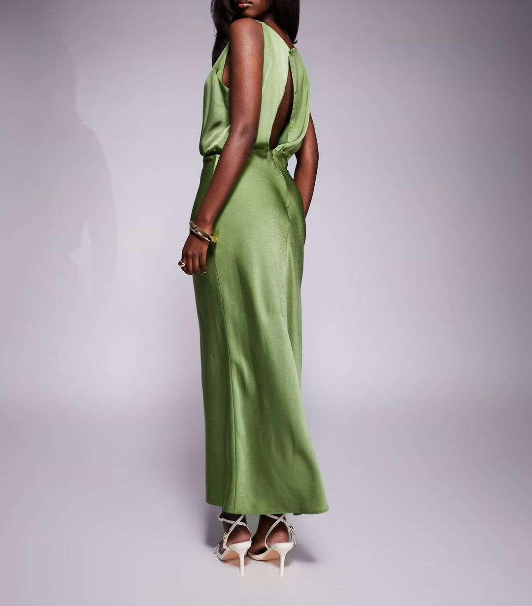 Rochie maxi ASOS, verde