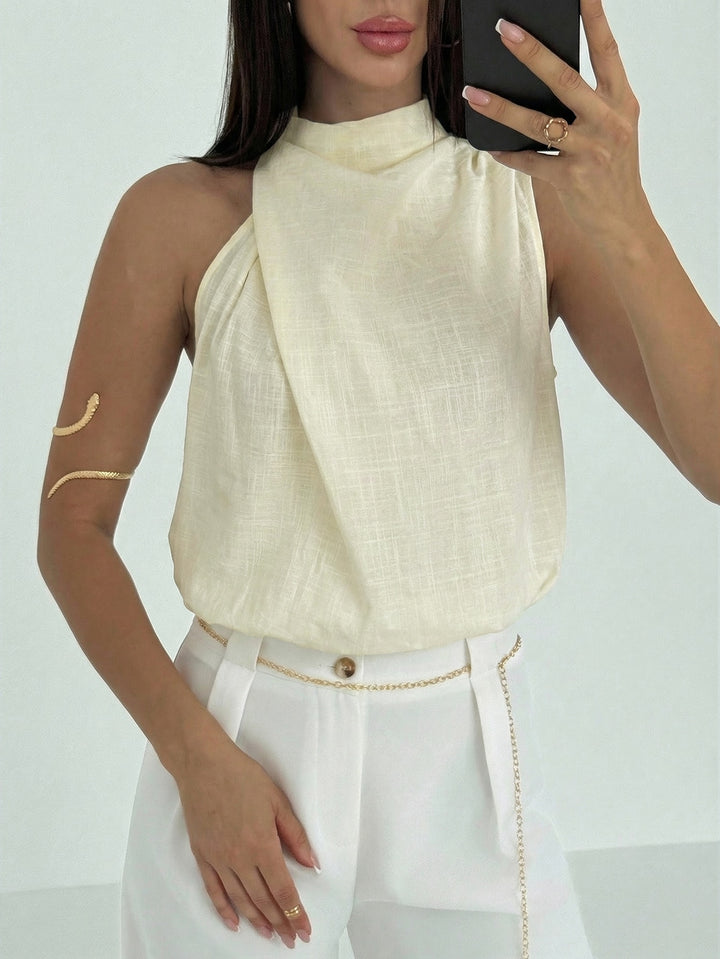 Top SHEIN, portocaliu