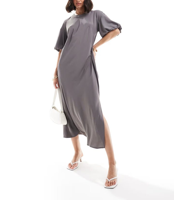 Rochie maxi Asos, gri