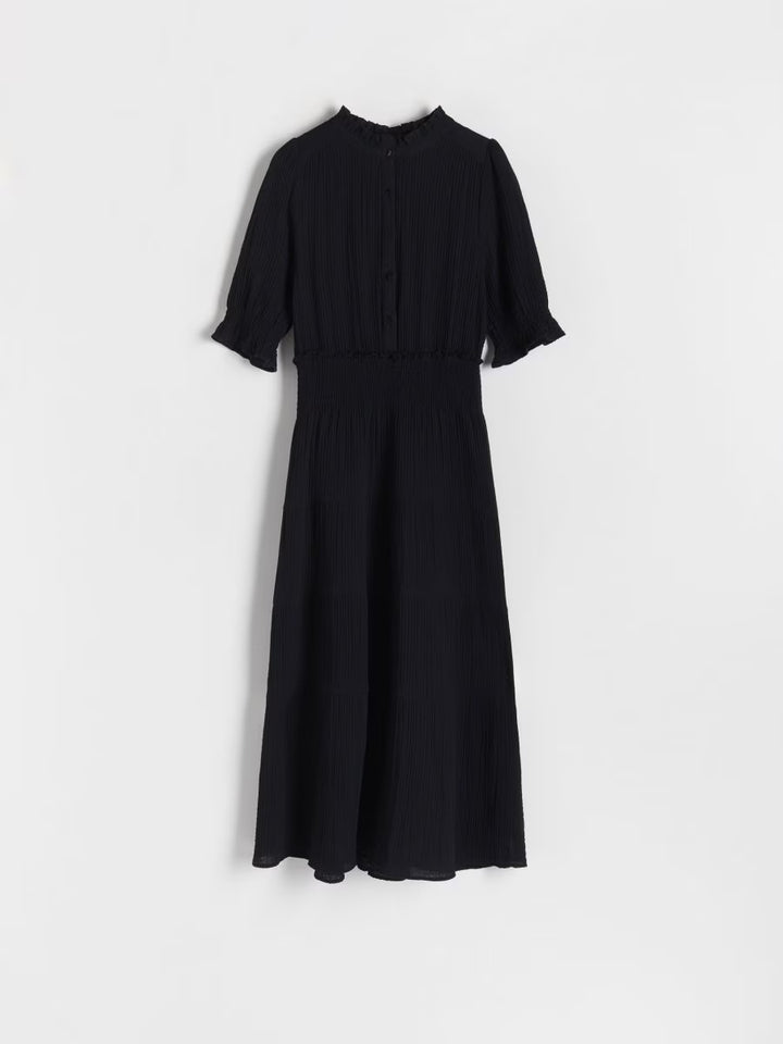Rochie midi RESERVED, negru