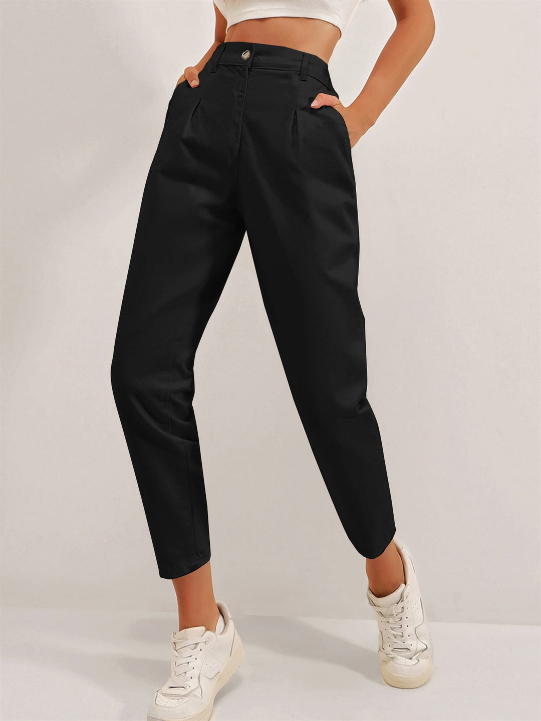 Pantaloni SHEIN, negru