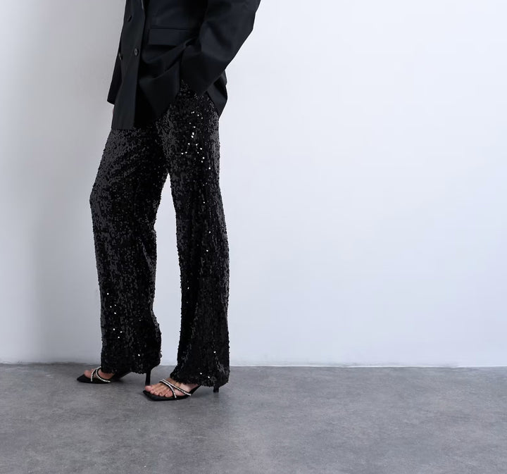 Pantaloni Topshop, negru