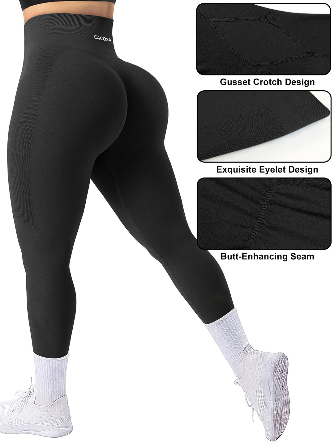Colanti SHEIN, negru