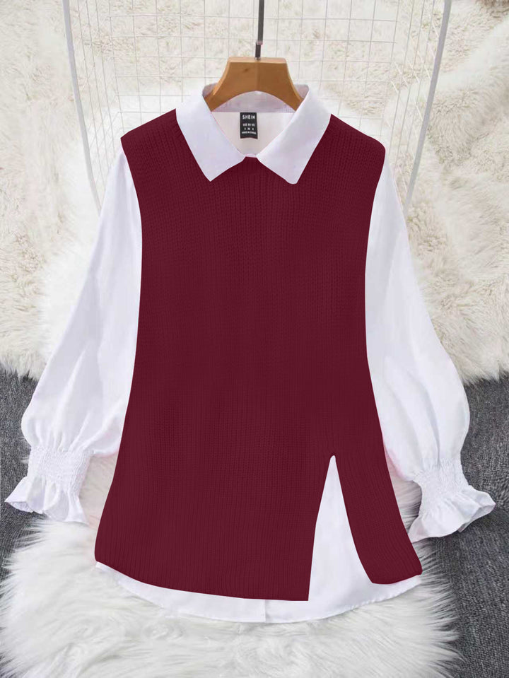 Compleu SHEIN, vișiniu