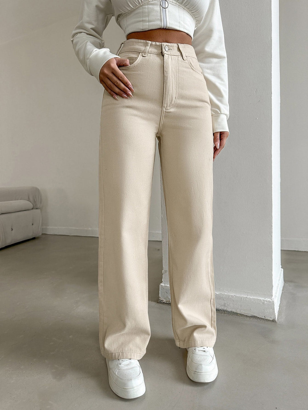 Jeans SHEIN, bej