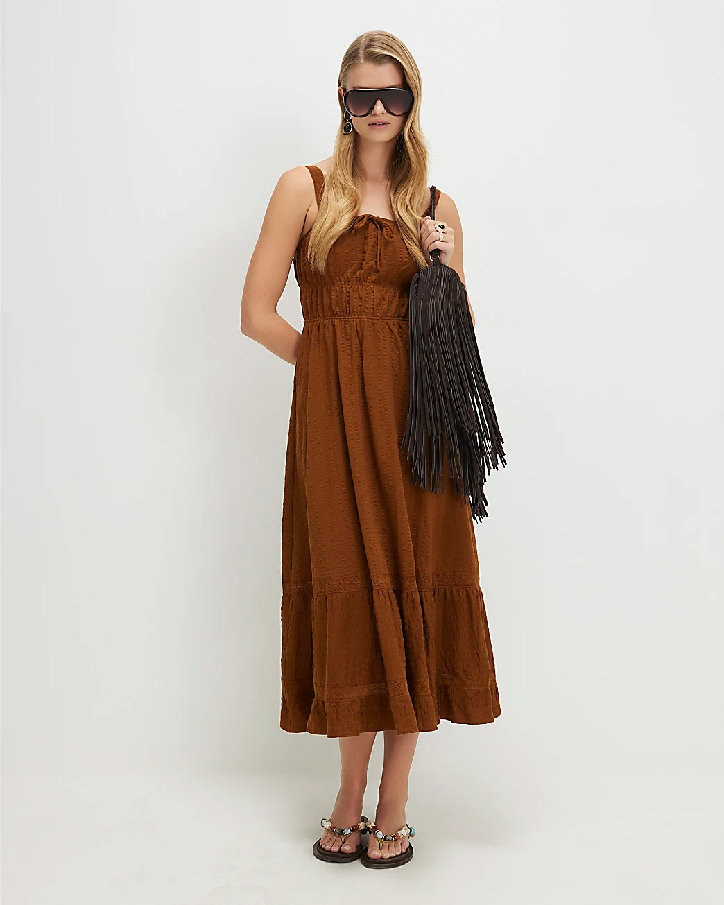 Rochie maxi RIVER ISLAND, maro