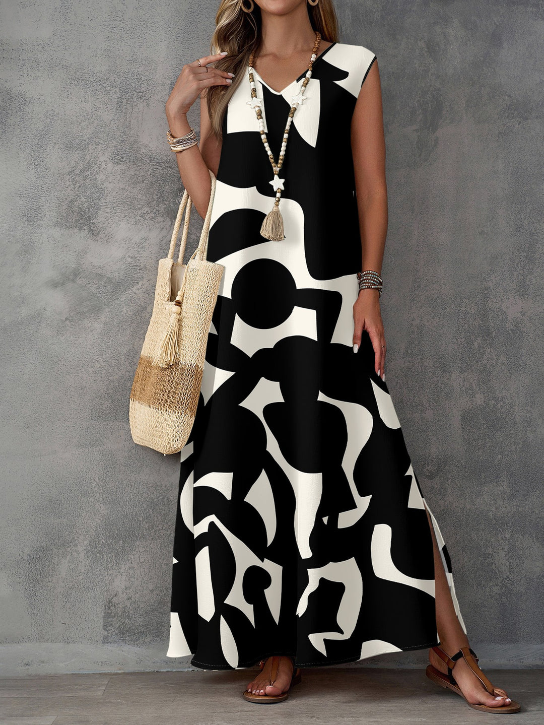 Rochie maxi SHEIN, mix culori