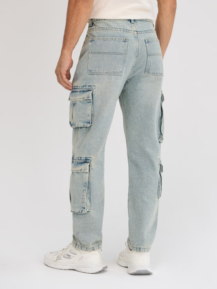 Jeans SINSAY, albastru