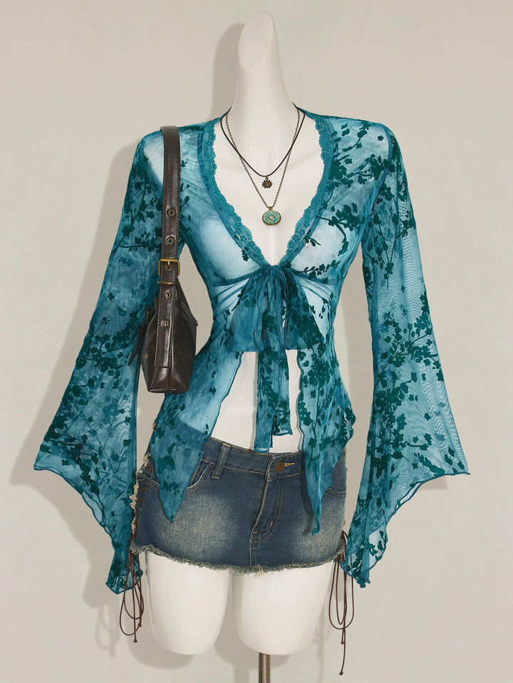Top SHEIN, albastru
