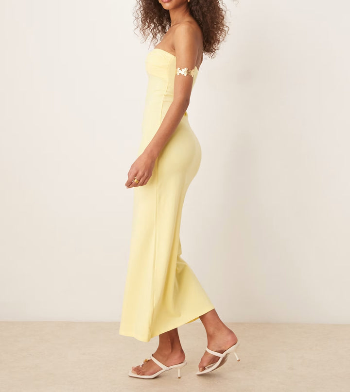 Rochie maxi Asos, galben