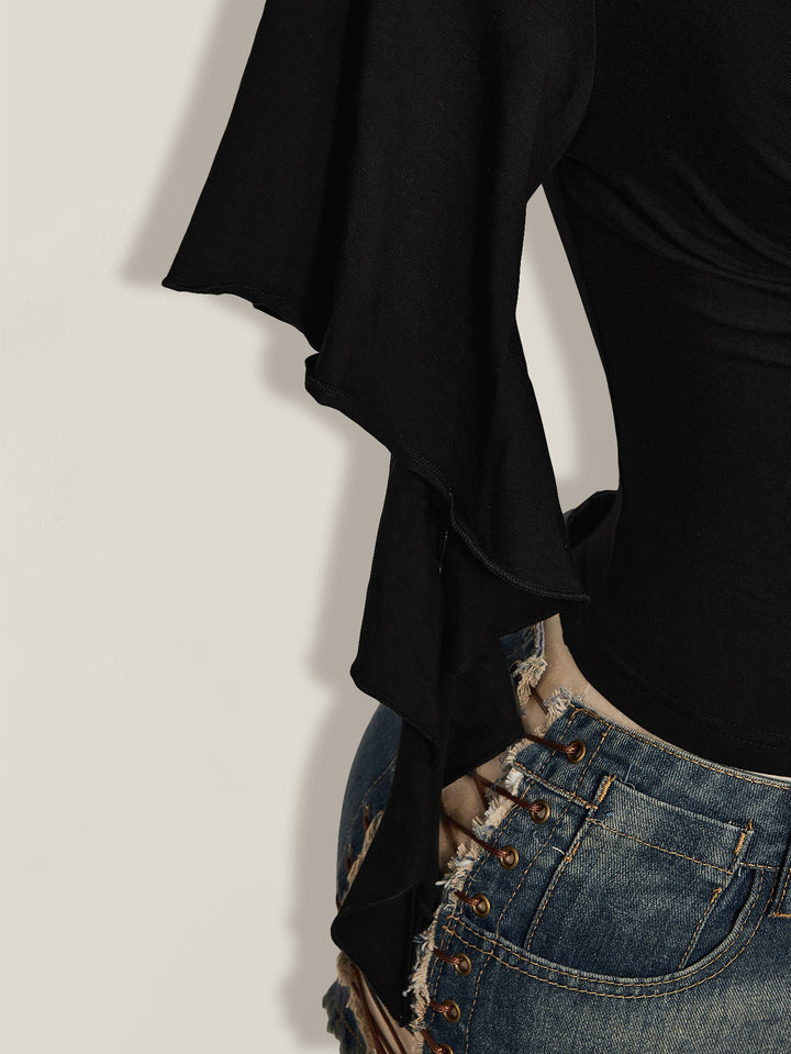 Top SHEIN, negru