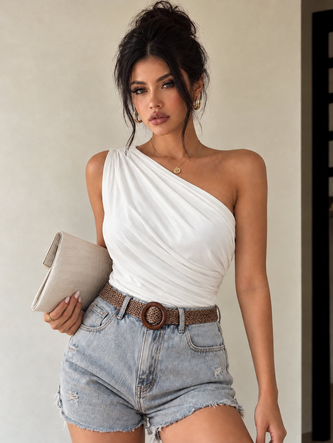 Top SHEIN, alb