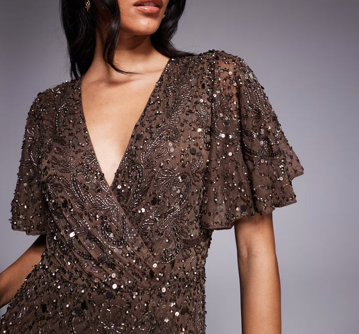 Rochie de ocazie Beauut, maro