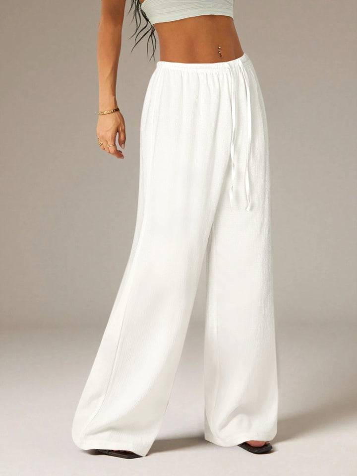 Pantaloni SHEIN, alb