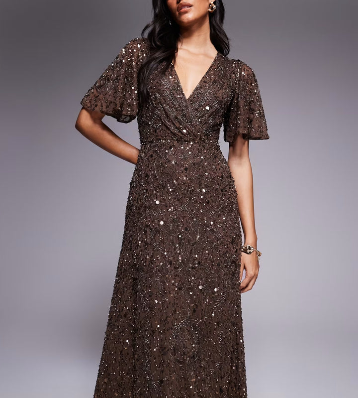Rochie de ocazie Beauut, maro