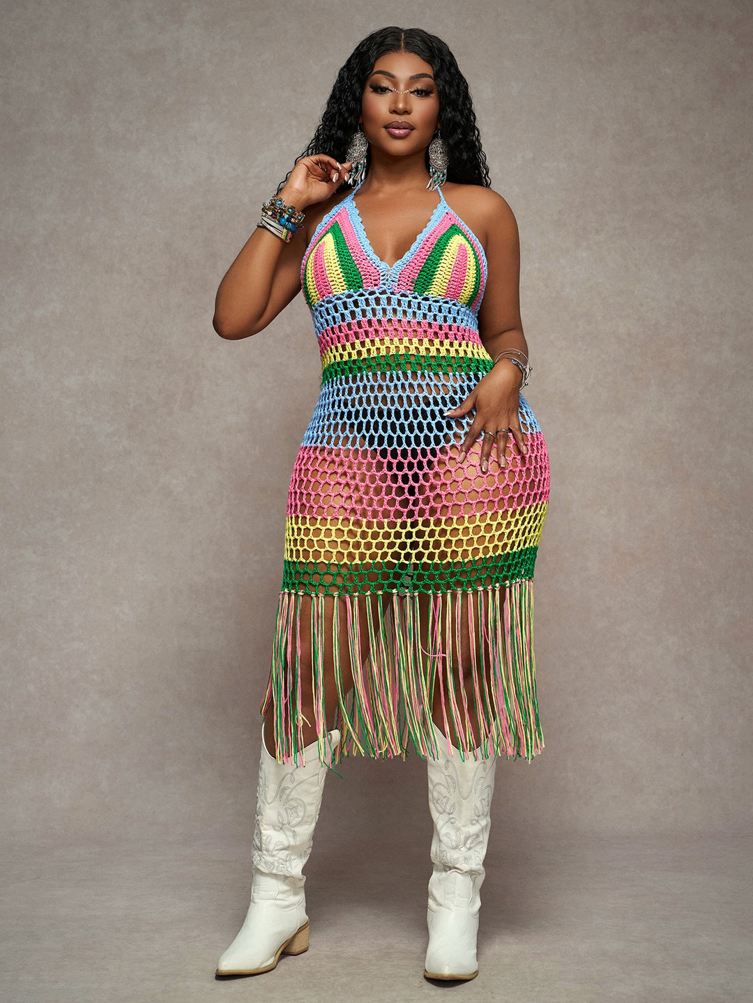 Rochie SHEIN, mix culori