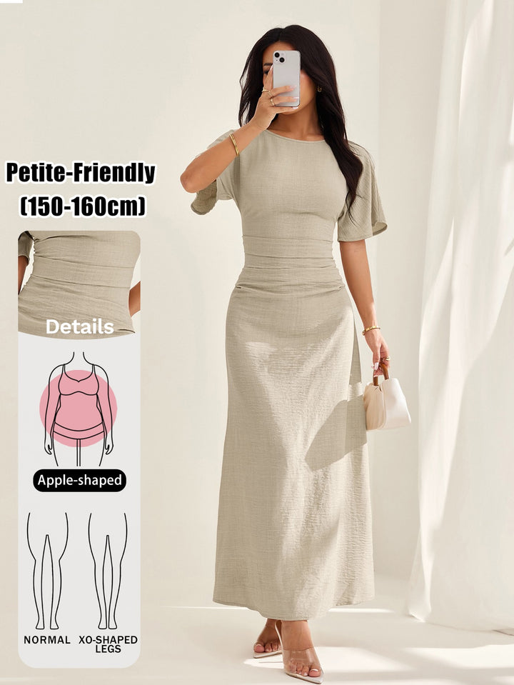 Rochie maxi SHEIN, portocaliu