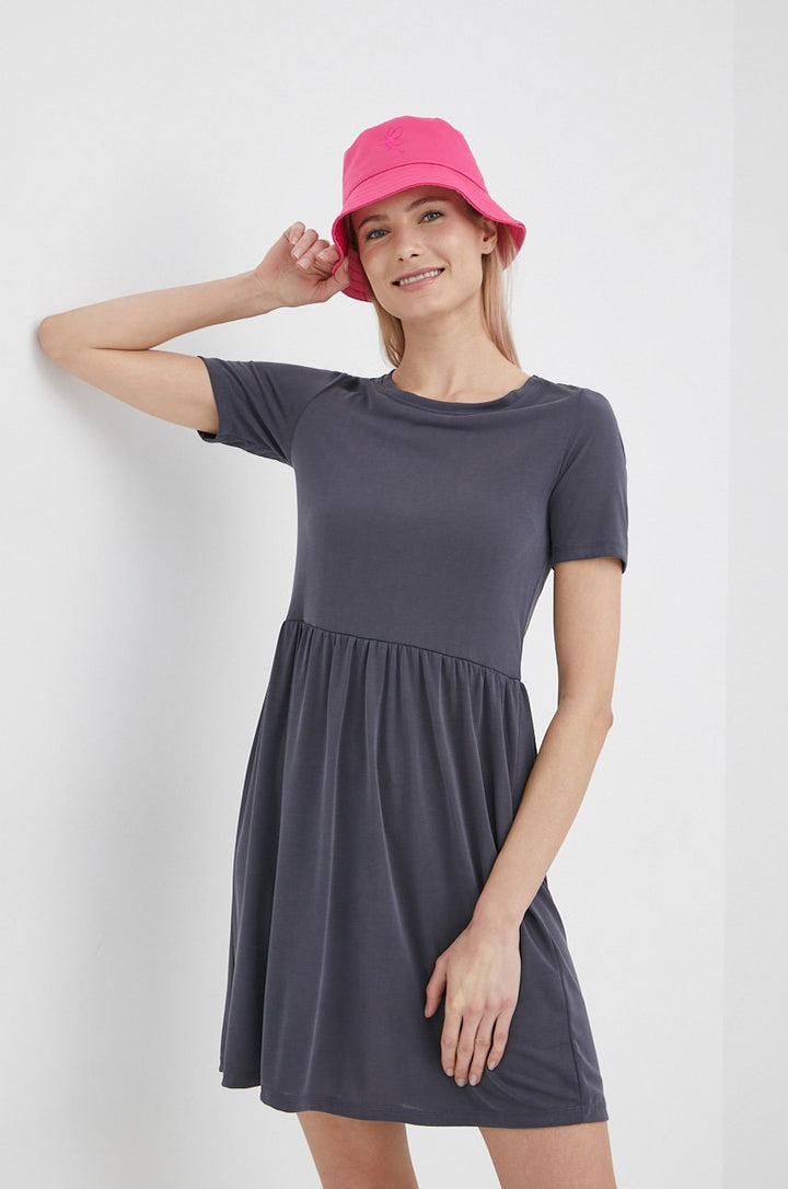 Rochie mini Pieces, gri