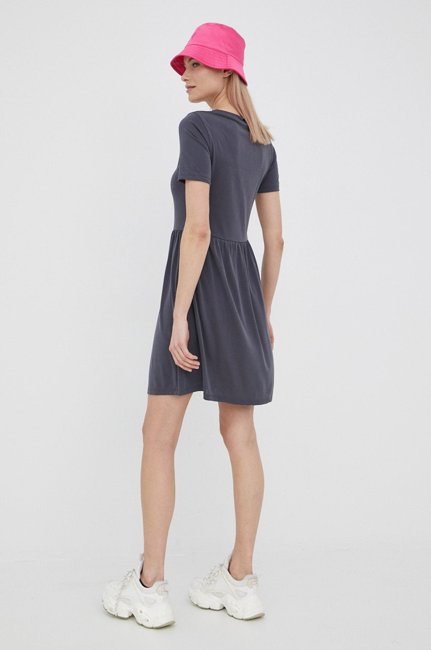 Rochie mini Pieces, gri