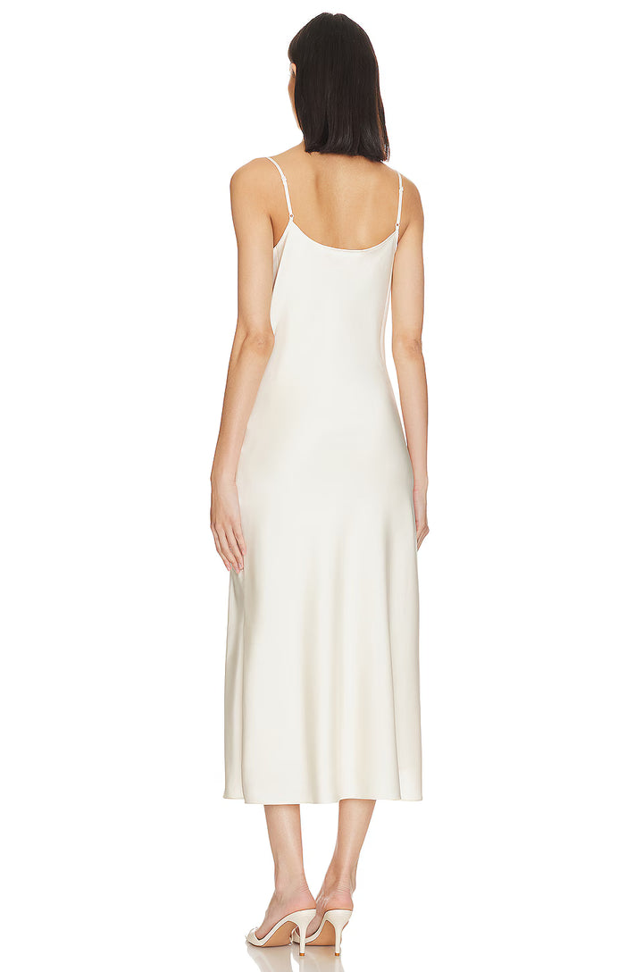 Rochie maxi ALLSAINTS, crem