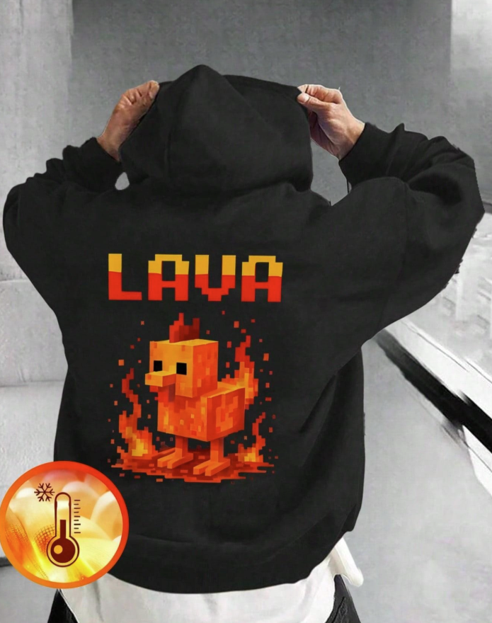 Kapucnis pulóver SHEIN, fekete