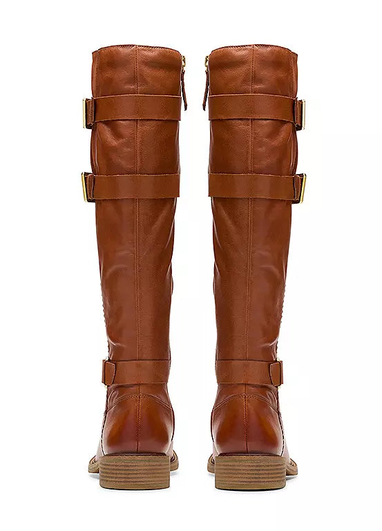 Cizme cu toc CLARKS, maro
