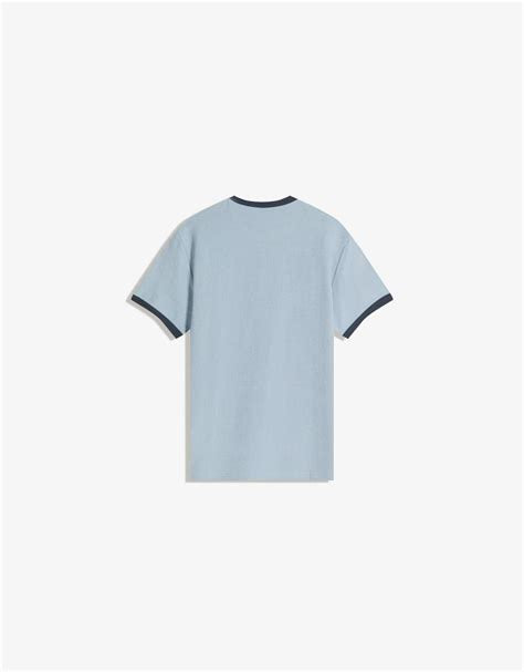 Tricou BERSHKA, albastru