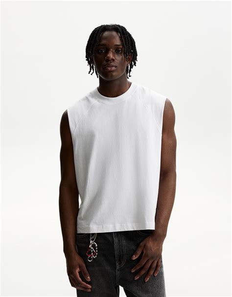Maiou BERSHKA, alb